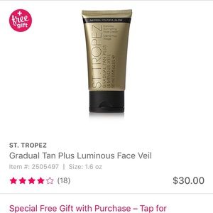 ST. TROPEZ gradual tan illuminating face cream